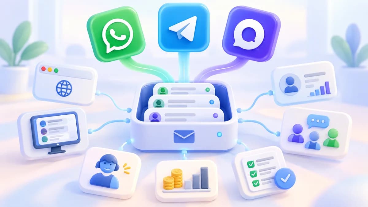 Окно 1-чата: диалоги из Telegram, WhatsApp* и MAX в одном списке